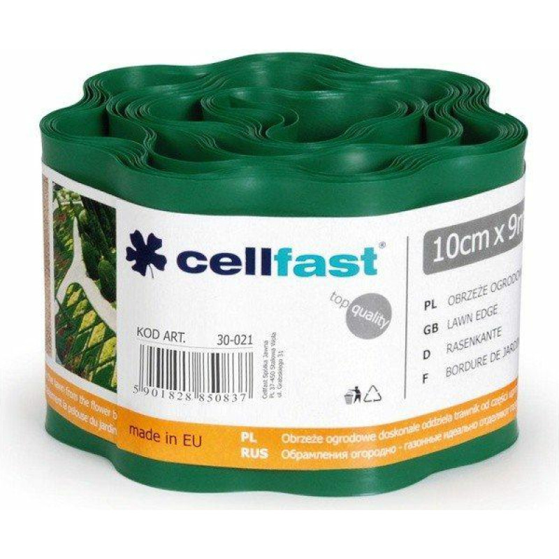 Cellfast OBRZEŻA TRAWNIKA 20cm x 9m CIEMNA ZIELEŃ