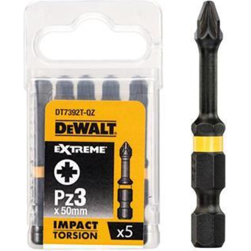 Dewalt KOŃCÓWKA UDAROWA PZ3x50 5szt. EXTREME IMPACT TORSION