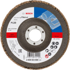 Bosch SHEET BLADE 125MM X431 P120 STANDARD FOR METAL BLADE