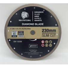 Indian Professional TARCZA DIAMENTOWA 230mm SLIM CUT  INDIAN PROFESSIONAL