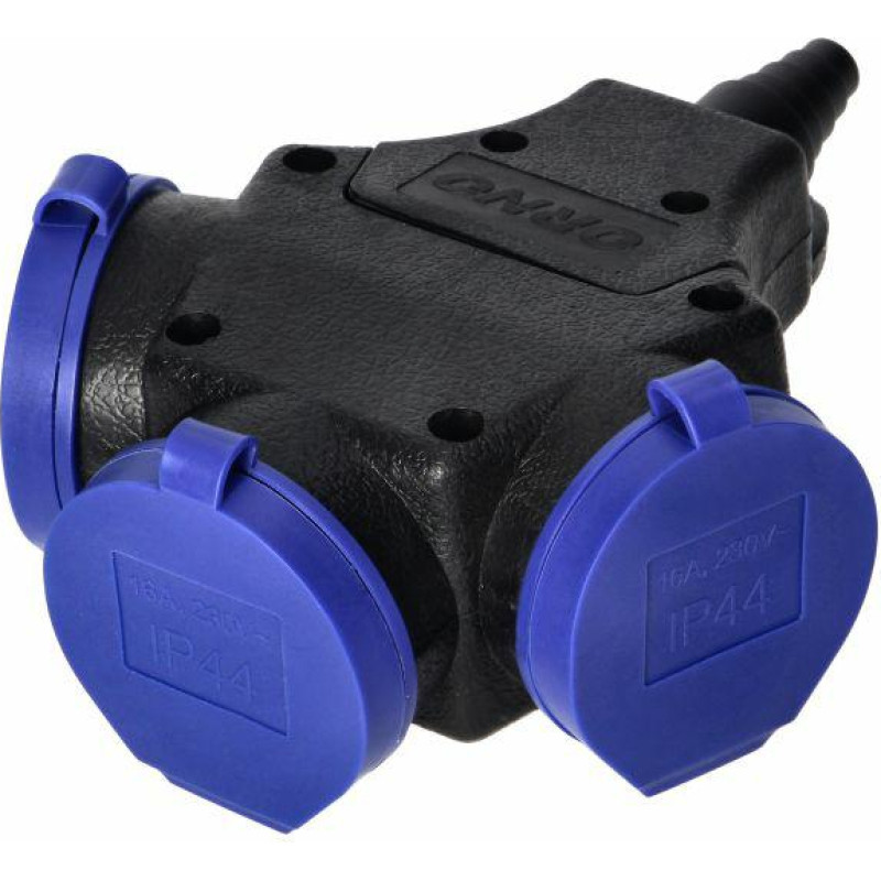 Orno ROZGAŁĘŹNIK IP44, 3x2+Z, 16A, 230V AC