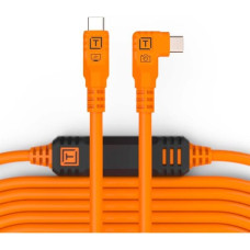 Tether Tools TetherPro USB-C auf USB-C rechter Winkel orange 9,4m