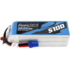 Gens Ace Battery GensAce 5100mAh 22.2V 80C 6S1P EC5