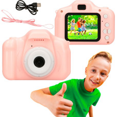 Extralink Kids Camera H20 Pink | Camera | 1080P 30fps, 2.0