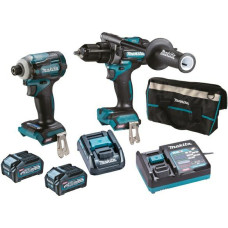 Makita ZESTAW COMBO 40Vmax XGT (TD001G+HP001G) 2x4,0Ah +ADP010 +TORBA