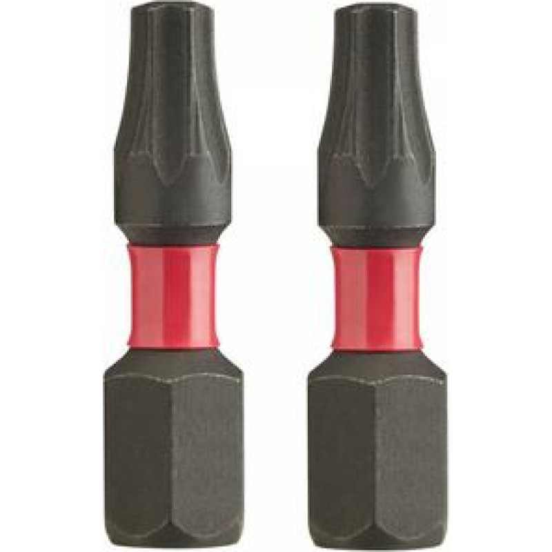 Milwaukee KOŃCÓWKA T27 x 25mm/2szt. SHOCKWAVE