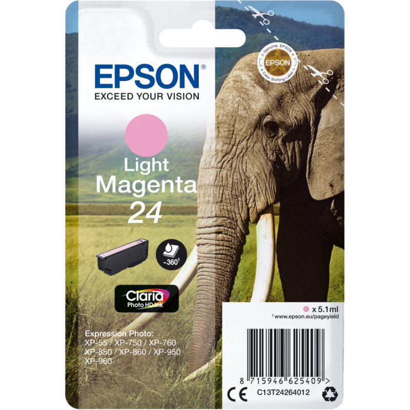 Epson ink cartridge light magenta Claria Photo HD   T 2426