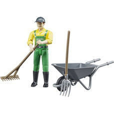 Bruder figure set farmer with accessories - 62610