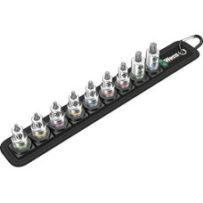 Wera Zyklop bit socket set TORX Belt B3 - 3/8  drive