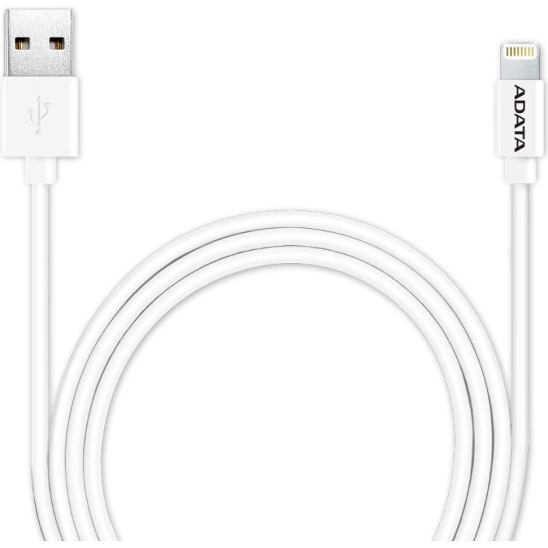Adata Lightning Cable (A-to-LT) white 1m - Plastic