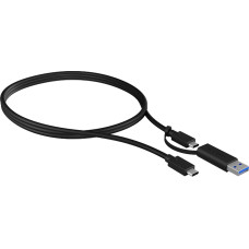 Icy Box USB-C cable IB-CB031 (black, 1 meter)