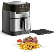 Tefal 2-in-1 Easy Fry & Grill Deluxe EY 505D, hot air fryer (stainless steel/black)