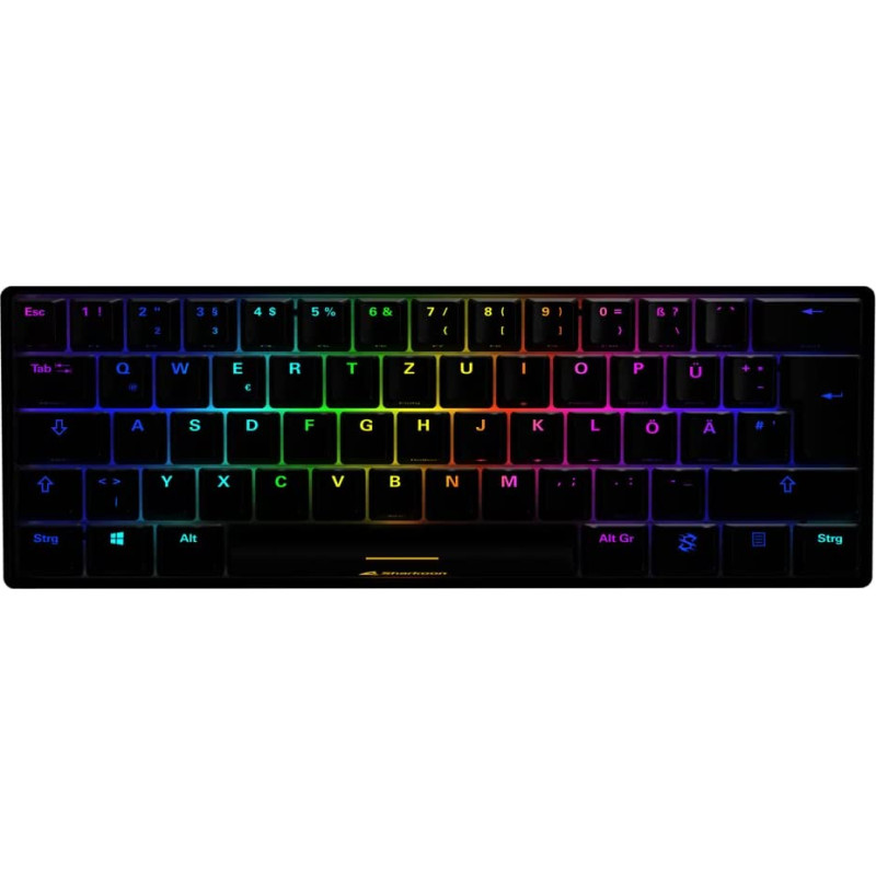 Sharkoon DE layout - Sharkoon SKILLER SGK50 S4, gaming keyboard (black, Kailh Blue)