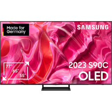 Samsung GQ-55S90C, OLED TV (138 cm (55 inches), silver, UltraHD/4K, HDMI 2.1, AMD Free-Sync, 120Hz panel)