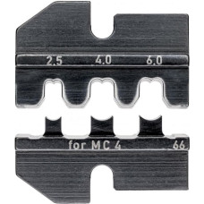 Knipex crimping insert 97 49 66 for MC4 solar connectors, crimping pliers (for KNIPEX crimping system pliers, Item No. 97 43 xx)