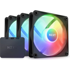 Nzxt F120 RGB Core Triple Pack 120x120x26, case fan (black, pack of 3, incl. RGB controller)