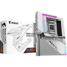 Gigabyte B650E AORUS STEALTH ICE - Socket AM5 - motherboard (white/silver)