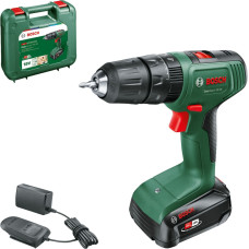 Bosch cordless impact drill EasyImpact 18V-38 (green/black, Li-ion battery 2.0Ah, case, POWER FOR ALL ALLIANCE)