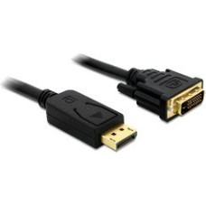 Delock DisplayPort-> DVI 24+1 black 2m