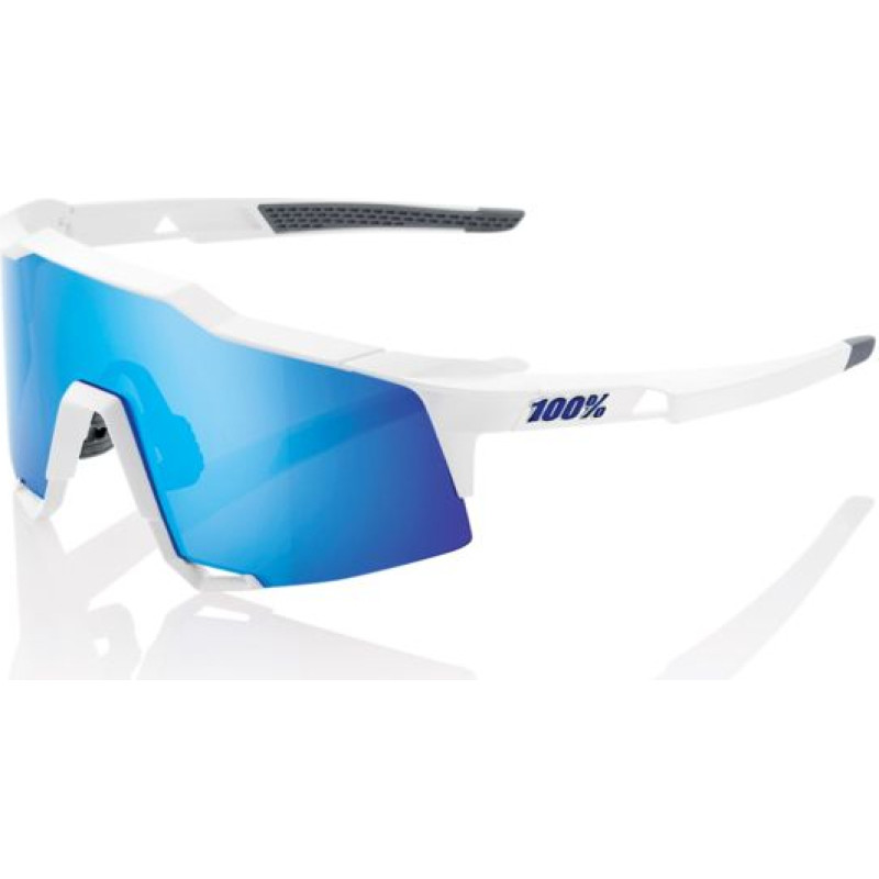 100% Speedcraft - HiPER Mirror Lens Matte White