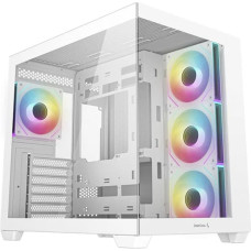 Deepcool Case|DEEPCOOL|CG580 4F WH|MidiTower|Case product features Transparent panel|Not included|ATX|MicroATX|MiniITX|Colour White|R-CG530-WHADA4-G-1