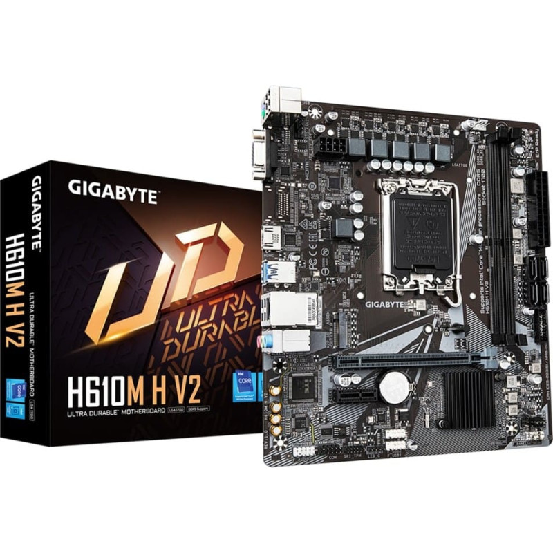 Gigabyte H610M H V2 - Socket 1700 - motherboard