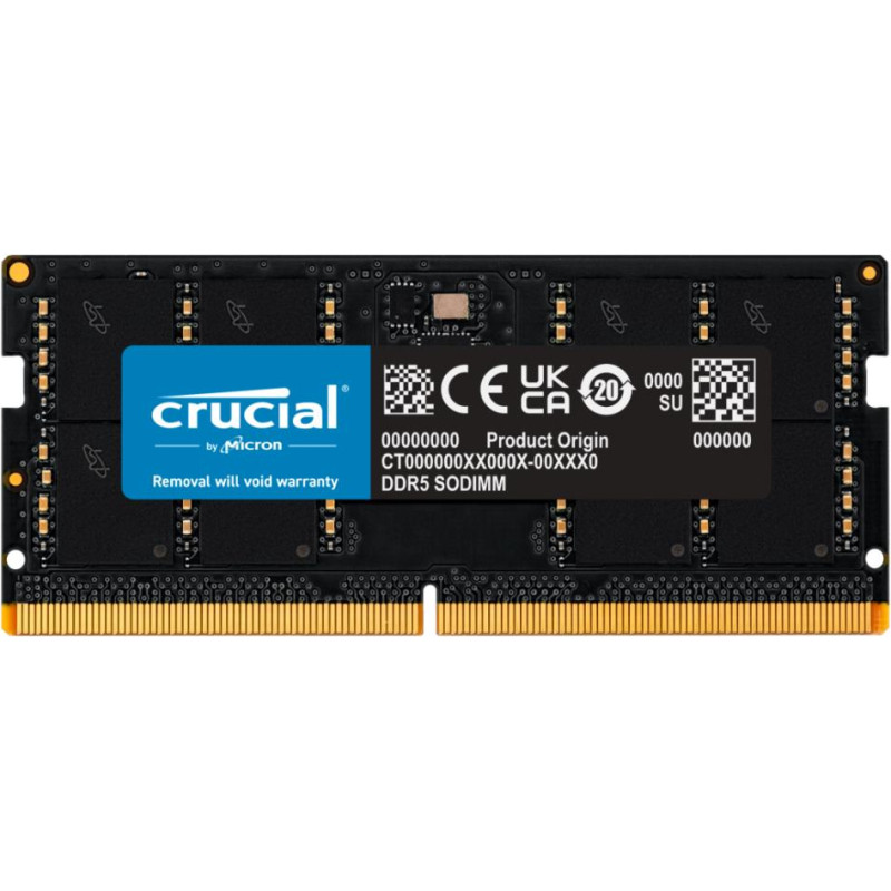 Crucial NB MEMORY 32GB DDR5-4800 SO/CT32G48C40S5 CRUCIAL