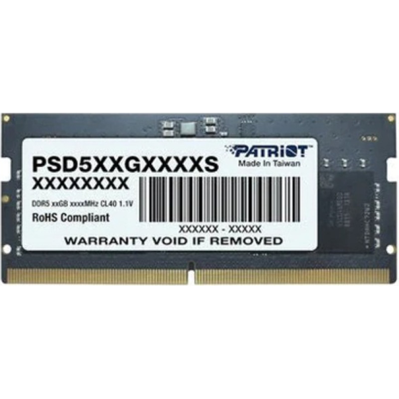 Patriot DDR5 - 32GB - 4800 - CL - 40, single (black, PSD532G48002S, Signature)