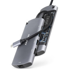 Axagon I/O HUB USB-C 6IN1 SATA M.2/0.18M HMC-6M2 AXAGON