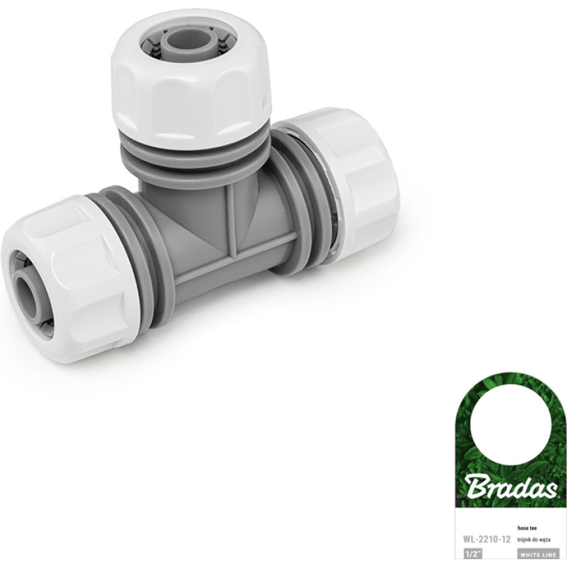 Bradas TR&Oacute;JNIK DO ŁĄCZENIA WĘŻY 1/2" /WHITE LINE