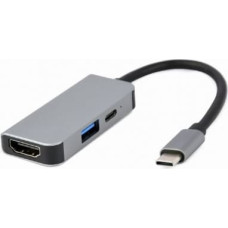 Gembird Hub USB-C PD HDMI USB 3.1