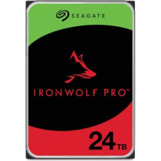 Seagate HDD|SEAGATE|IronWolf Pro|24TB|SATA|512 MB|7200 rpm|Discs/Heads 10/20|3,5