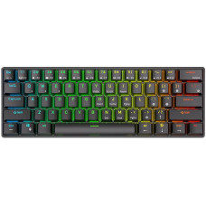 Mechanical keyboard Royal Kludge RK61 RGB, red switch (black)