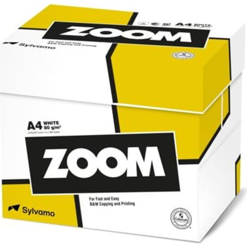 Zoom Image 5x 500 Blatt ZOOM Kopierpapier A 4, 80 g, wei&szlig;