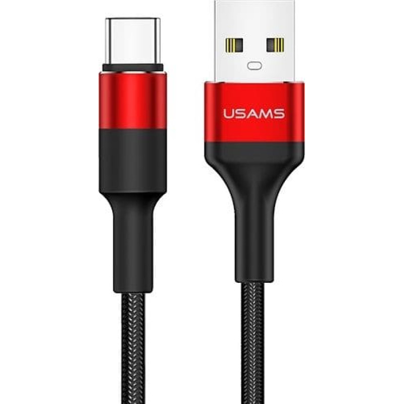 Usams USB cable Usams USB-A - USB-C 1.2 m Black (SJ221TC02)