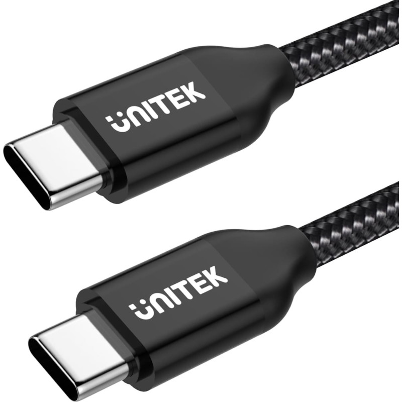 Unitek USB cable Unitek USB-C - USB-C 2 m Black (C14059BK)