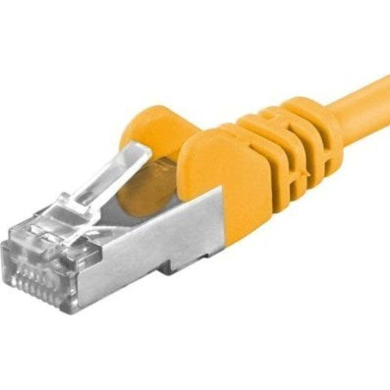 Premiumcord PREMIUMCORD Patch CAT6a S-FTP cable, RJ45-RJ45, AWG 26/7 0,5m yellow