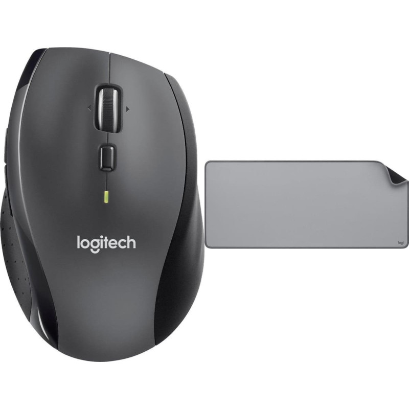 Logitech Mysz Logitech M705 Marathon (910-001949) + Studio Series - MID GREY (956-000052)