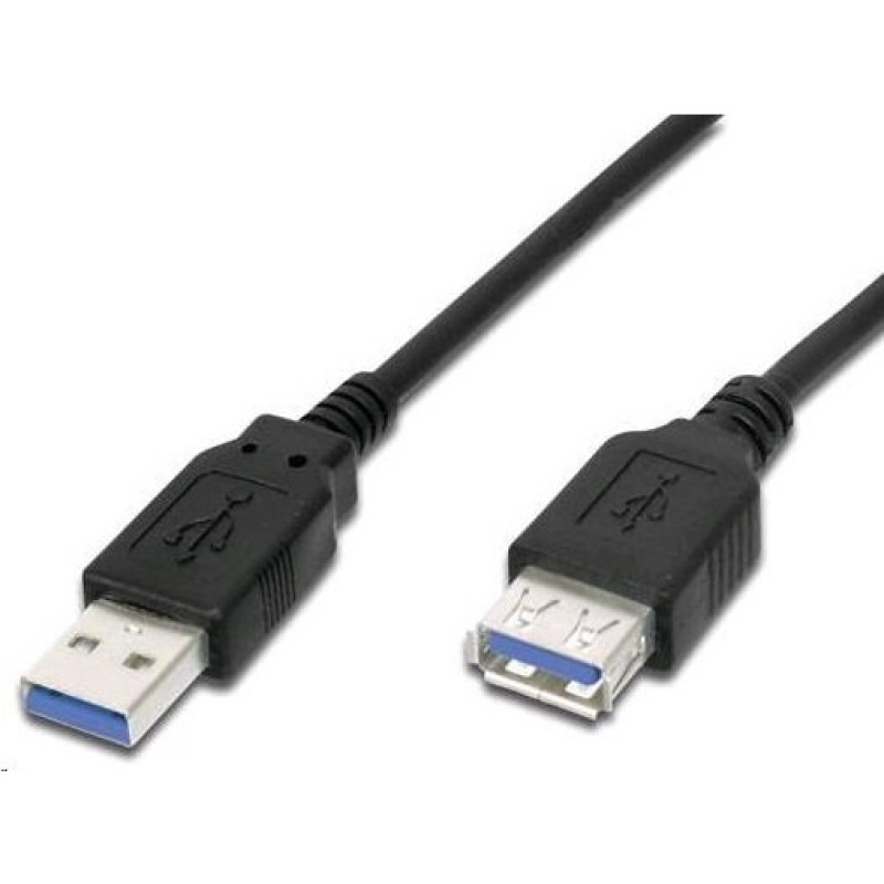 Premiumcord USB cable PremiumCord USB-A - USB-A 0.5 m Black (ku3paa05bk)