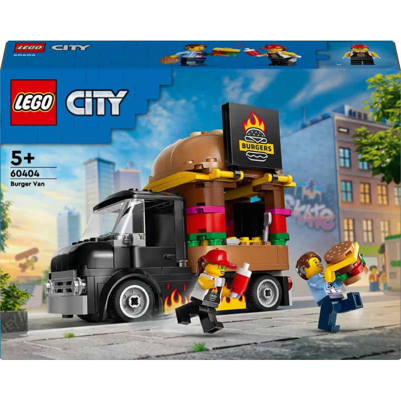 Lego 60404 City Burger Truck, construction toy