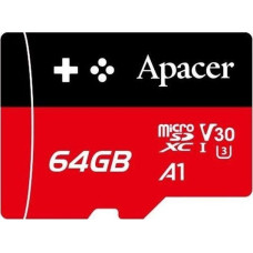 Apacer Karta Apacer Gaming MicroSDXC 64 GB Class 10 UHS-I/U3 A1 V30 (AP64GMCSX10U7-RAGC)