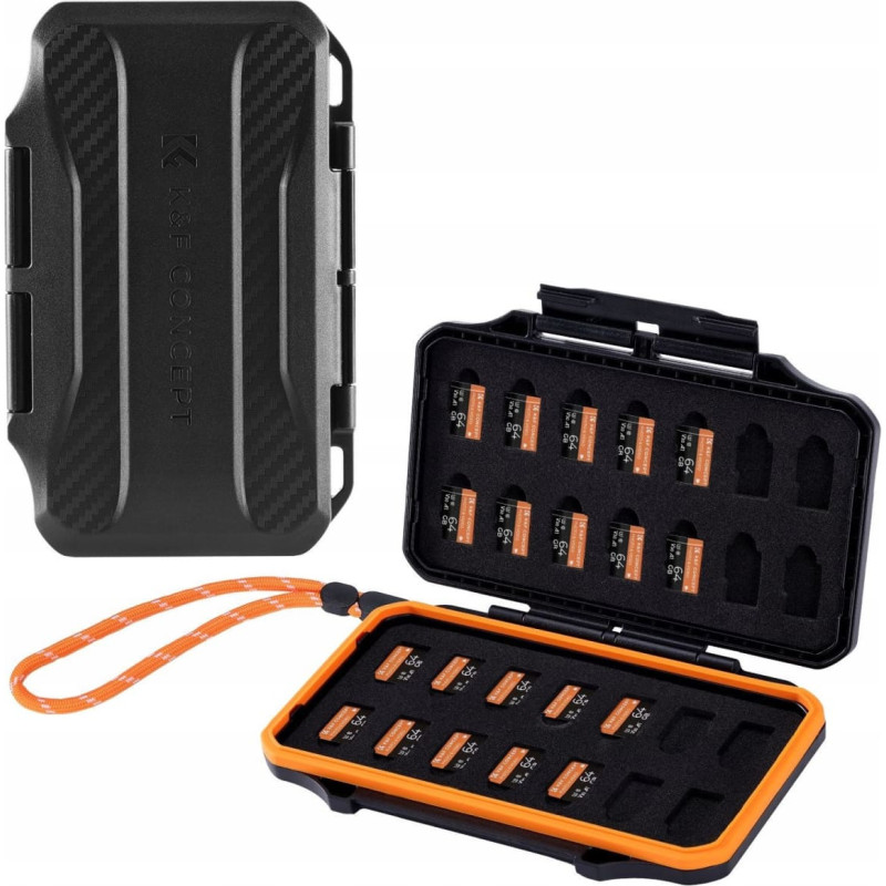 KF Futerał Case Etui Pudełko Na Karty Pamięci 28x Microsd / Micro Sd / Micro Sdhc / Micro Sdxc / Kf31.107