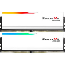 G.skill DDR5 - 64GB - 6000 - CL - 36 (2x 32 GB) dual kit, memory (white, F5-6000J3636F32GX2-RM5NRW, Ripjaws M5 Neo RGB, AMD EXPO)