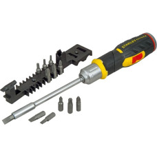 Stanley FATMAX screwdriver with rattle and set of 12 tips (FMHT0-62691)