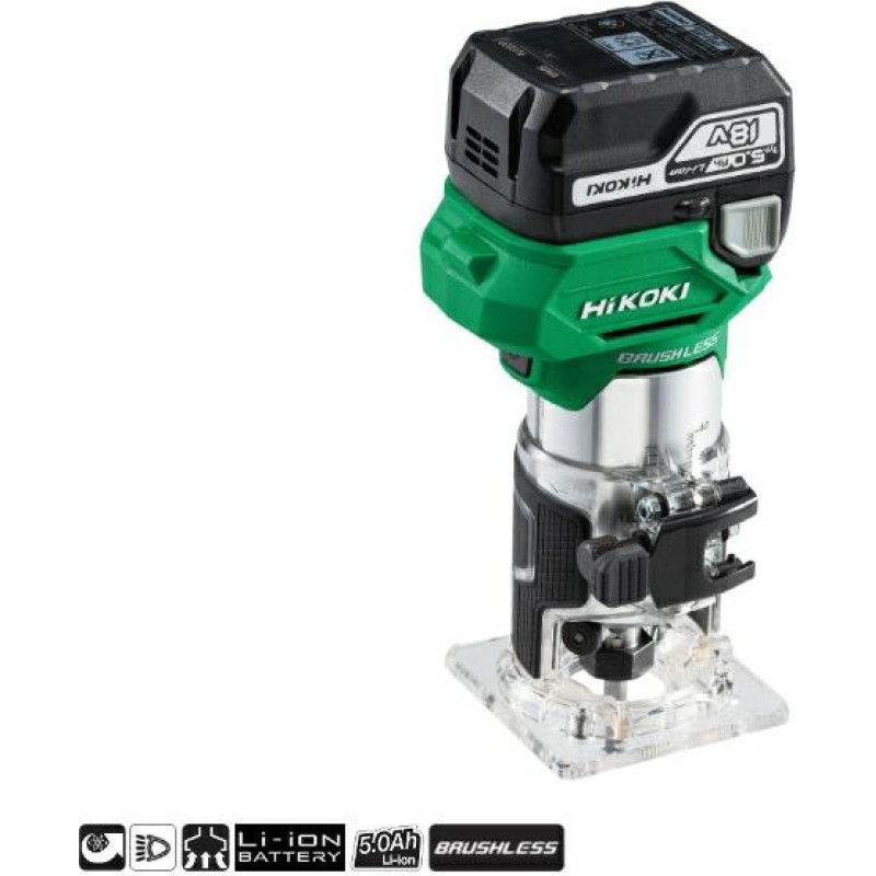 Hikoki FREZARKA KRAW.18V M1808DA WPZ 2x5,0Ah 6-8mm BL HSC