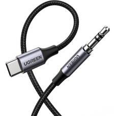 Ugreen USB cable Ugreen USB-C - mini Jack 3.5 mm 1 m Grey (UGR440GRY)