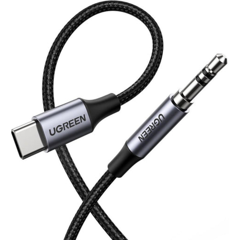 Ugreen USB cable Ugreen USB-C - mini Jack 3.5 mm 1 m Grey (UGR440GRY)