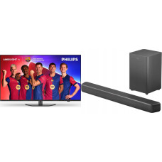 Philips Telewizor Philips Telewizor Philips Ambilight TV THE ONE 50PUS8919/12 + Soundbar Philips TAB5309/10