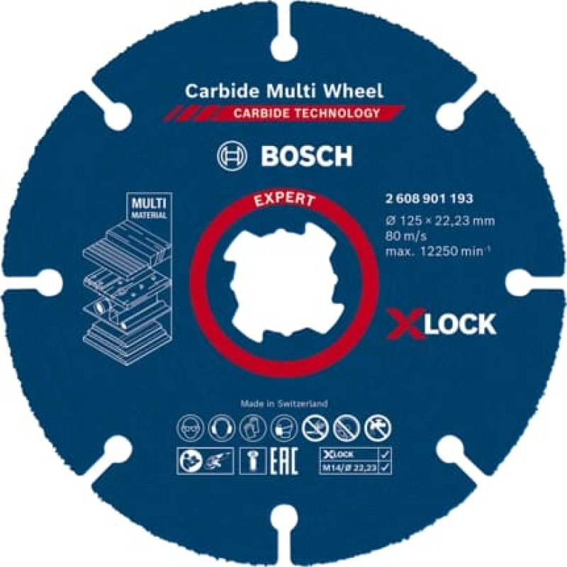 Bosch X-LOCK CMW 125x22.23mm EXPERT