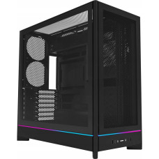 Montech HS01, tower case black, tempered glass